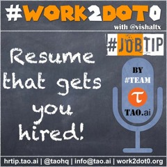 #JobTip : Resume that gets you hired!