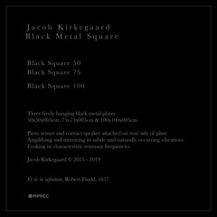 Jacob Kirkegaard - Black Metal Square - LP Edition of 100 - Pre-Order Now