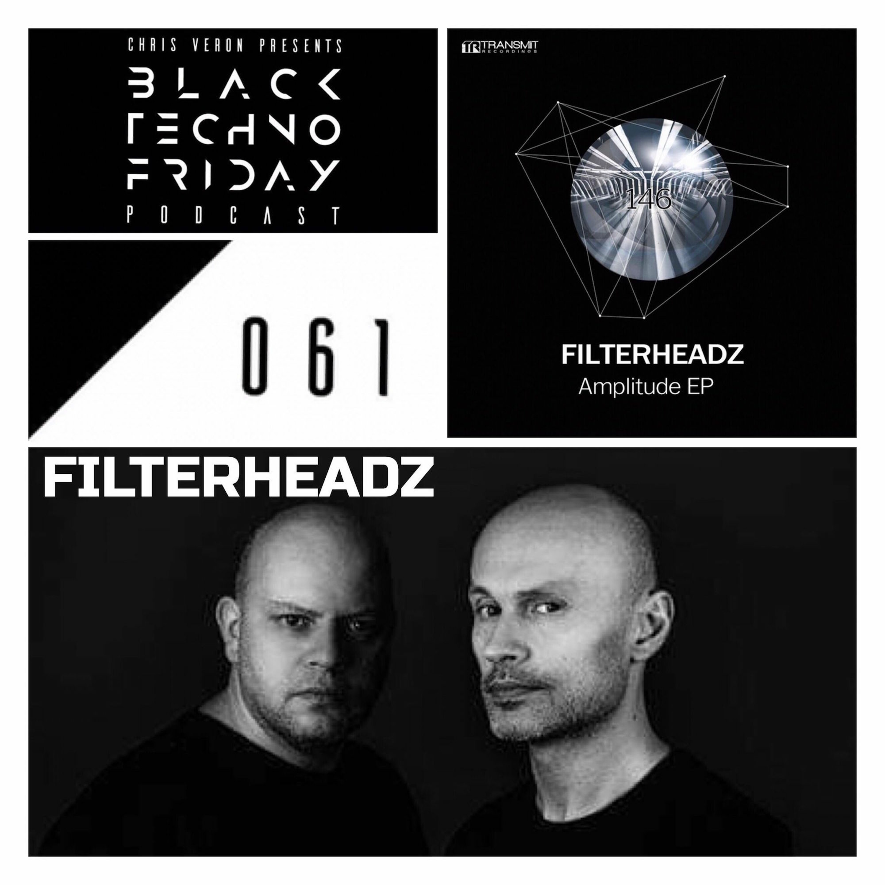 Black TECHNO Friday Podcast #061 by Filterheadz (Tronic/Intec/Unity) episode artwork