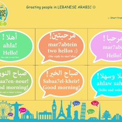 Greeting People In Lebanese Arabic