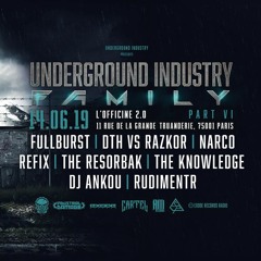 The Resorbak - Promo Mix Underground Industry Family VI [14.06.2019] Paris