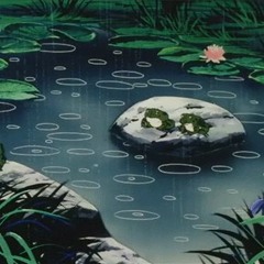 sitting by the pond