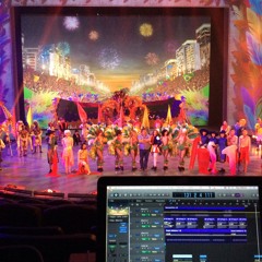 Flight over a chinese City