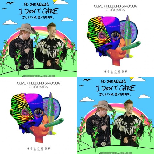 Ed Sheeran & Justin Bieber - I Don't Care X Oliver Heldens & MOGUAI - Cucumba(Se7en)