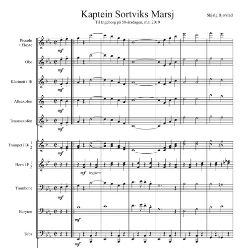 Stream Kaptein Sortviks Marsj by Skjalg Bjørstad | Listen online for free  on SoundCloud