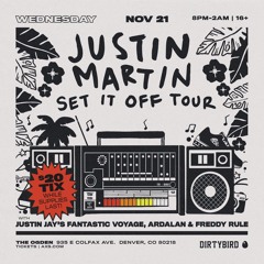 BISH PLZ Live from the Ogden (Justin Martin Tour Stop)