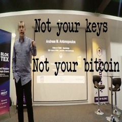 Andreas Antonopoulos: "Not your keys, not your Bitcoin"