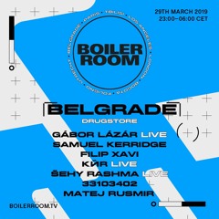 Samuel Kerridge | Boiler Room Belgrade: Drugstore