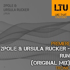 Premiere: 2pole & Ursula Rucker - Run (Original Mix) | Tronic