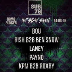 SUB 78 1ST BDAY BASH PROMO MIX - PROCEDURE *WINNING ENTRY*