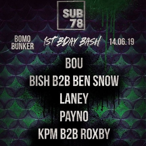 SUB 78 1ST BDAY BASH PROMO MIX - PROCEDURE *WINNING ENTRY*