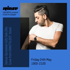 Darius Syrossian b2b Seb Zito (Live from DONOTSLEEP, Ibiza)- 24th May 2019