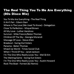 The Real Thing You To Me Are Everything Mix (80s Disco)
