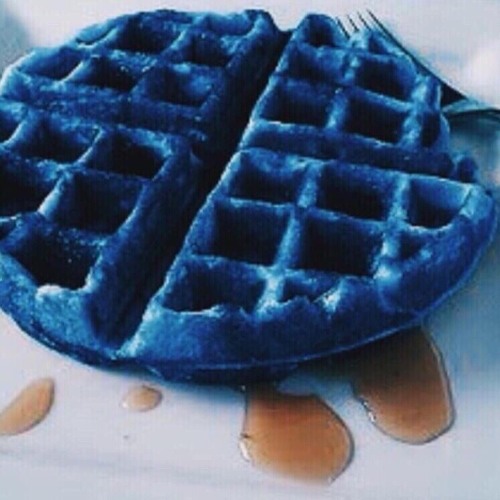 Waffle blue