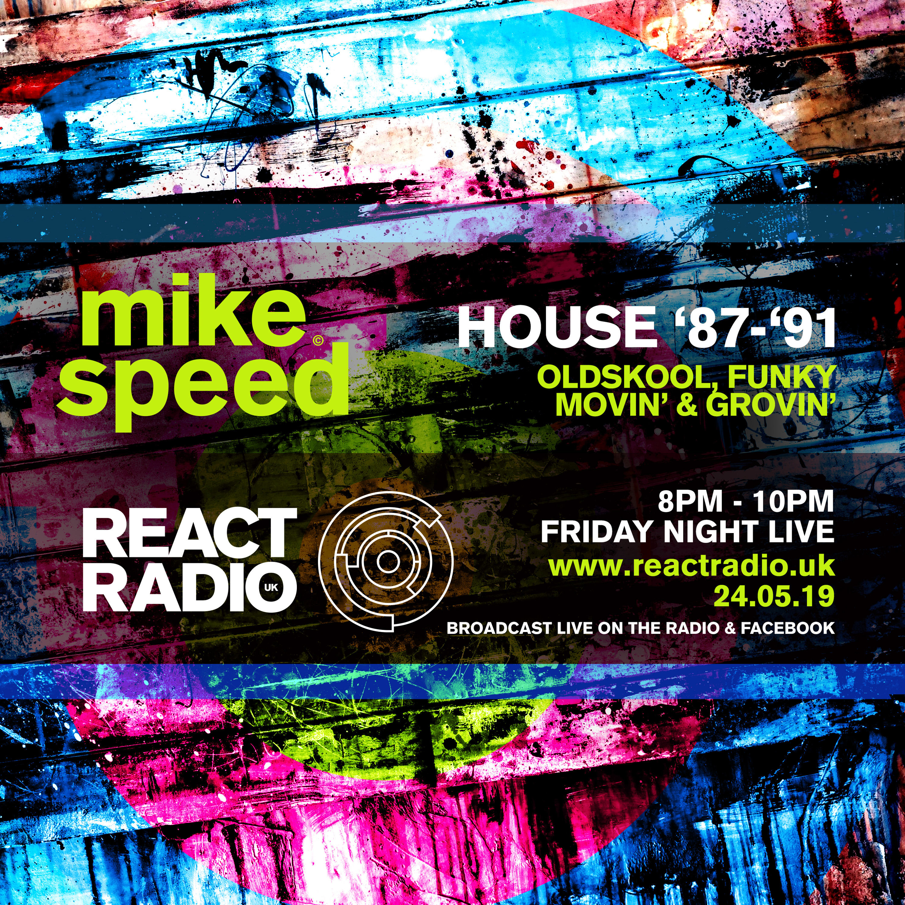 Mike Speed | React Radio UK Show | www.reactradio.uk | Underground & Oldskool Beats