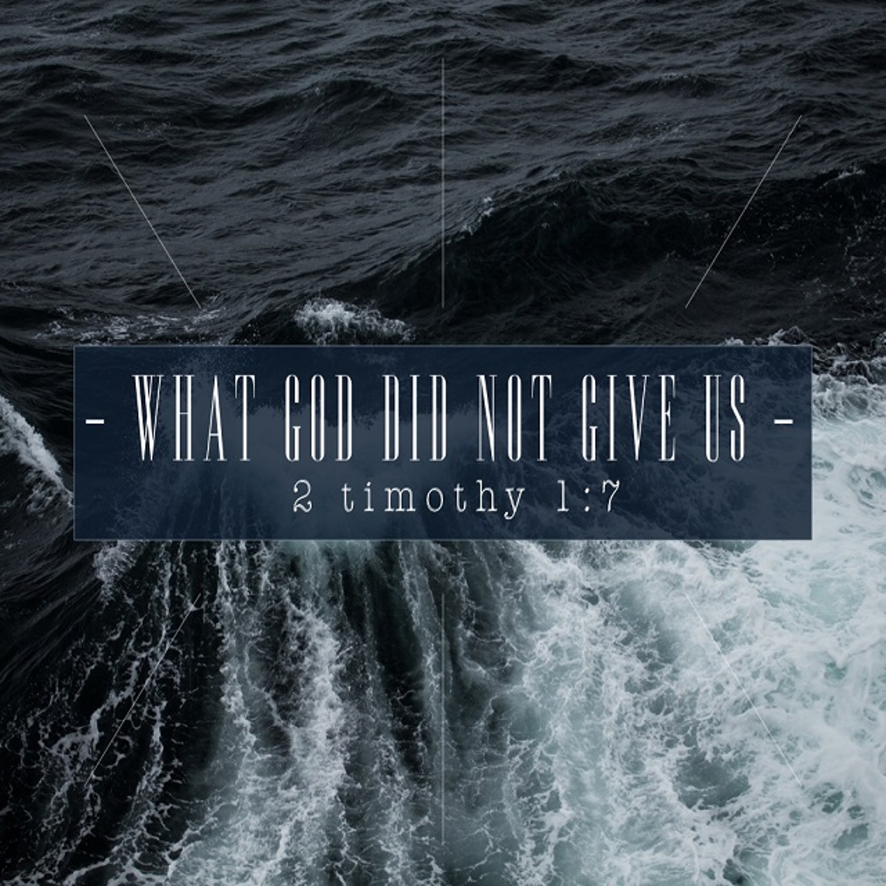 What God Did Not Give Us - May 26, 2019 - Lindsay Cox episode artwork