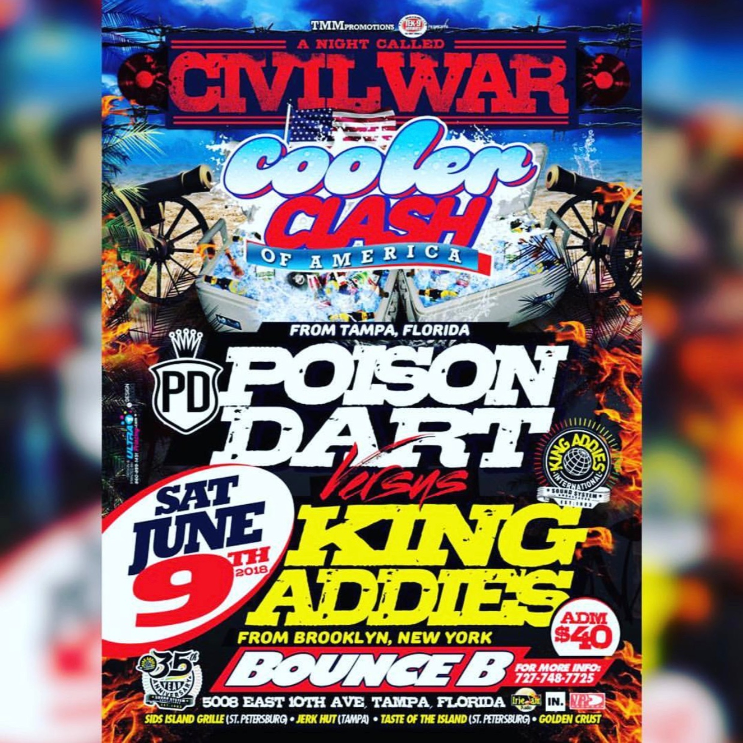 Jun 2018 -  King Addies VS Poison Dart in Tampa (Cooler Clash of America) episode artwork