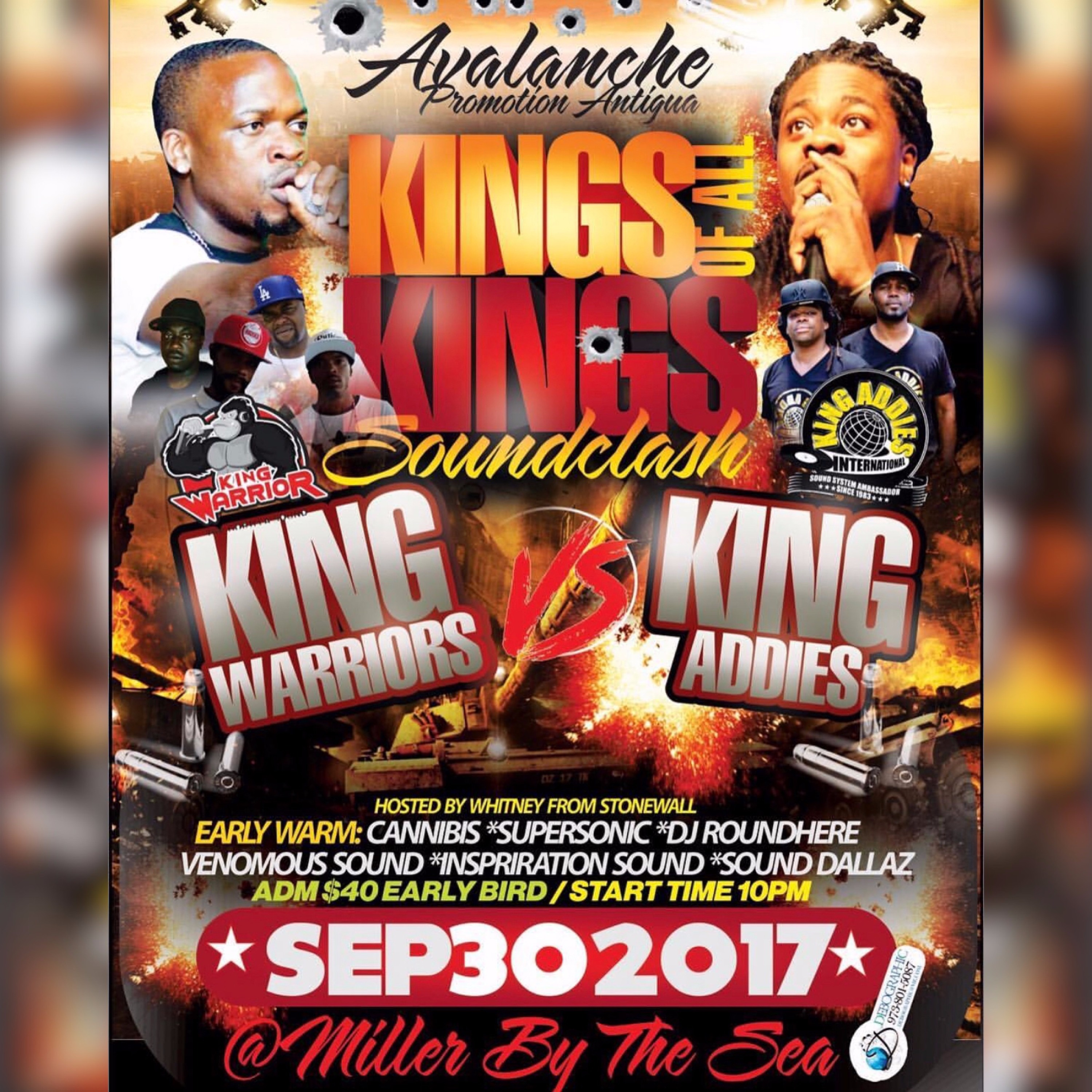 Sept 2017 - King Addies VS King Warrior in Antigua (Kings Of All Kings) episode artwork