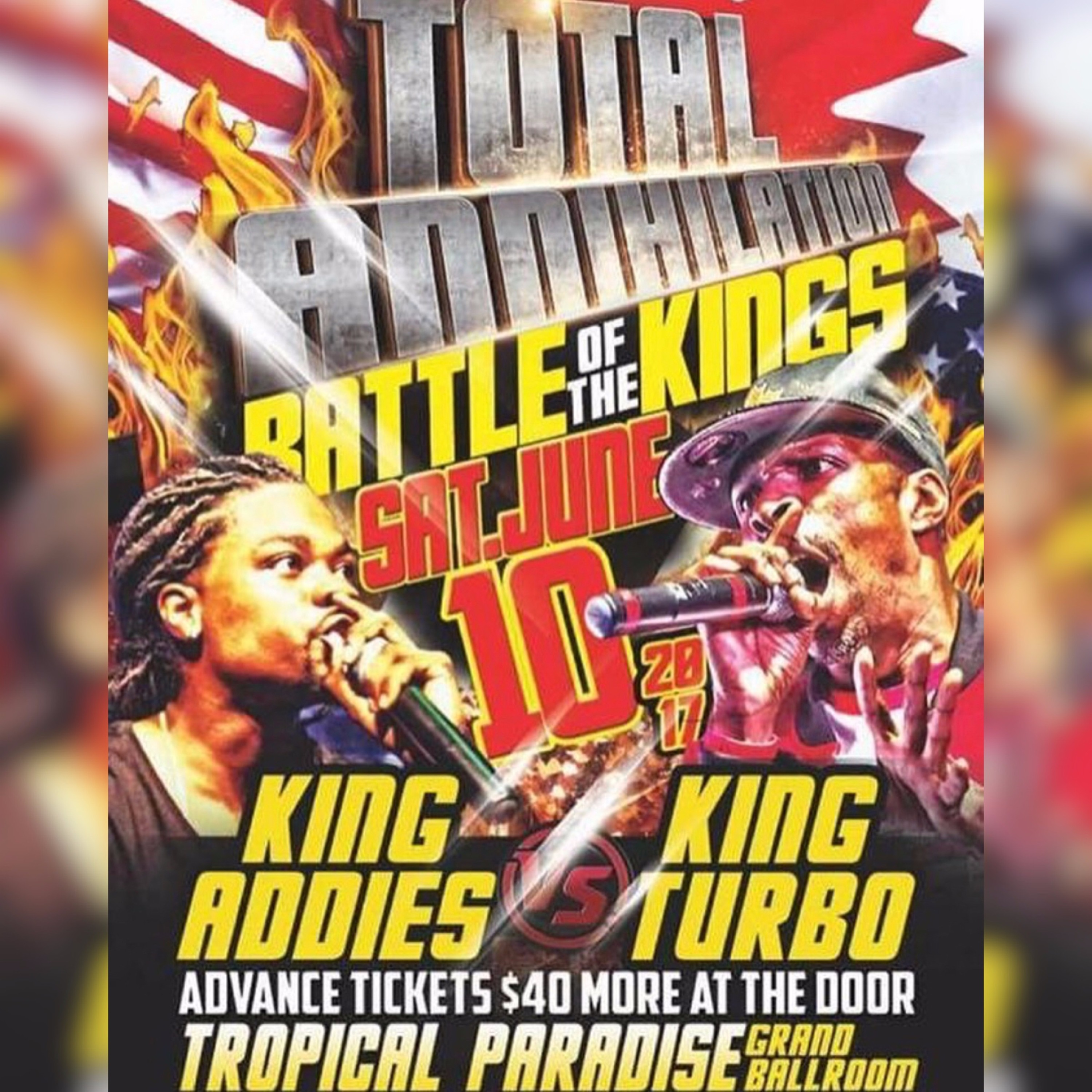 Jun 2017 - King Addies VS King Turbo in NYC (Total Annihilation: Battle of the Kings) episode artwork