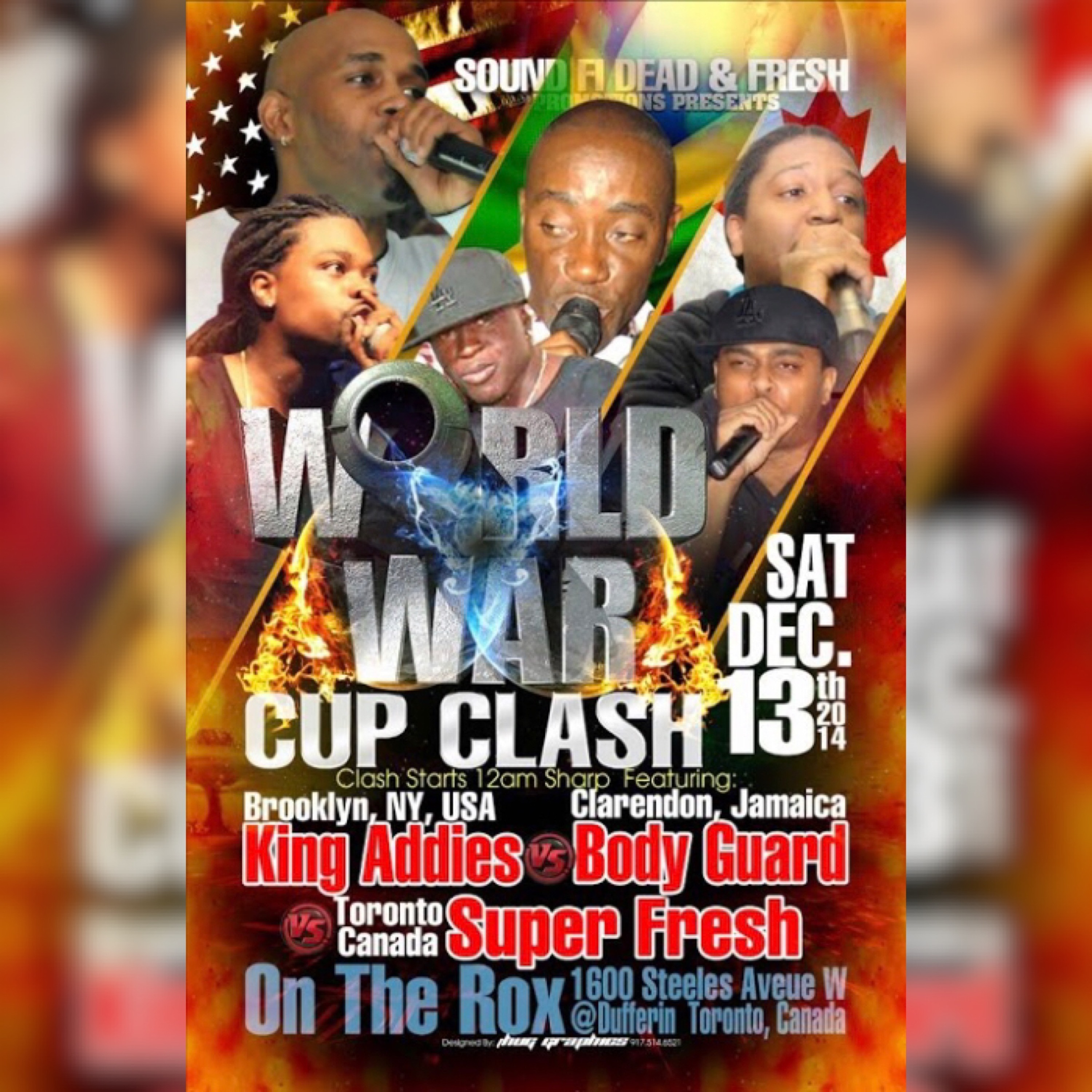 Dec 2014 - Part 2 - King Addies VS Bodyguard VS Super Fresh in Toronto (World War Cup 2014) episode artwork