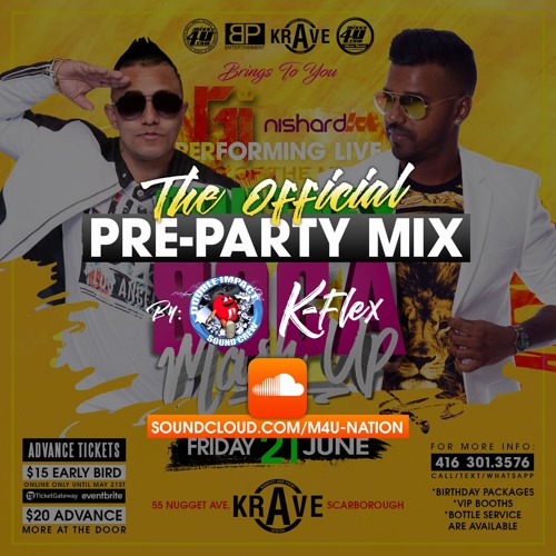 #KingOfTheMixxx Chutney Soca Mashup Pre Party Mix - Double Impact SC x K-Flex