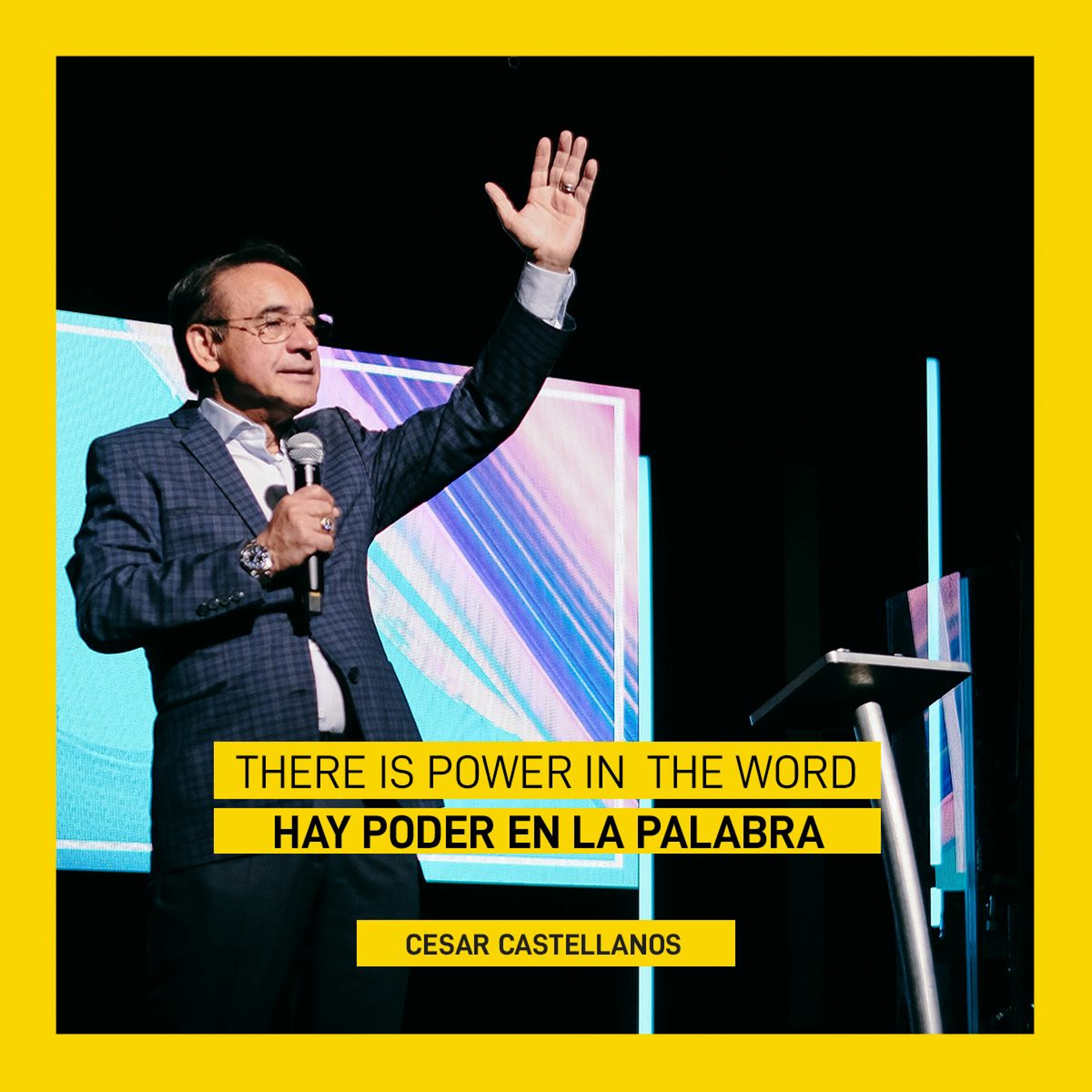Hay poder en la palabra/ There is power in the word - P. Cesar Castellanos. episode artwork