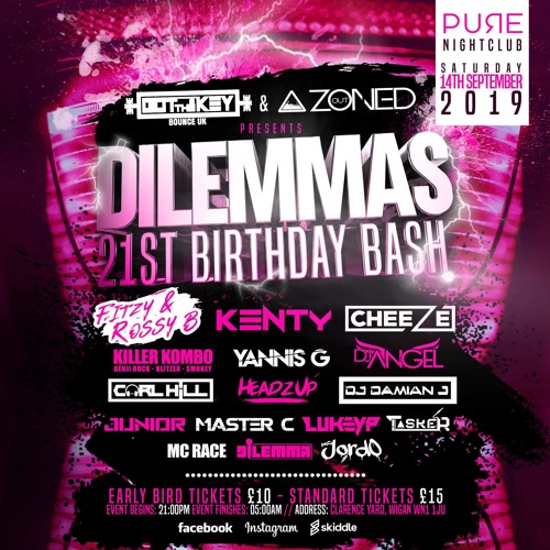 Got The Key Meets Zoned Out Dilemma's Bday Bash KillerKombo DJ Benji R Mc's Blitzer & Smokey CD