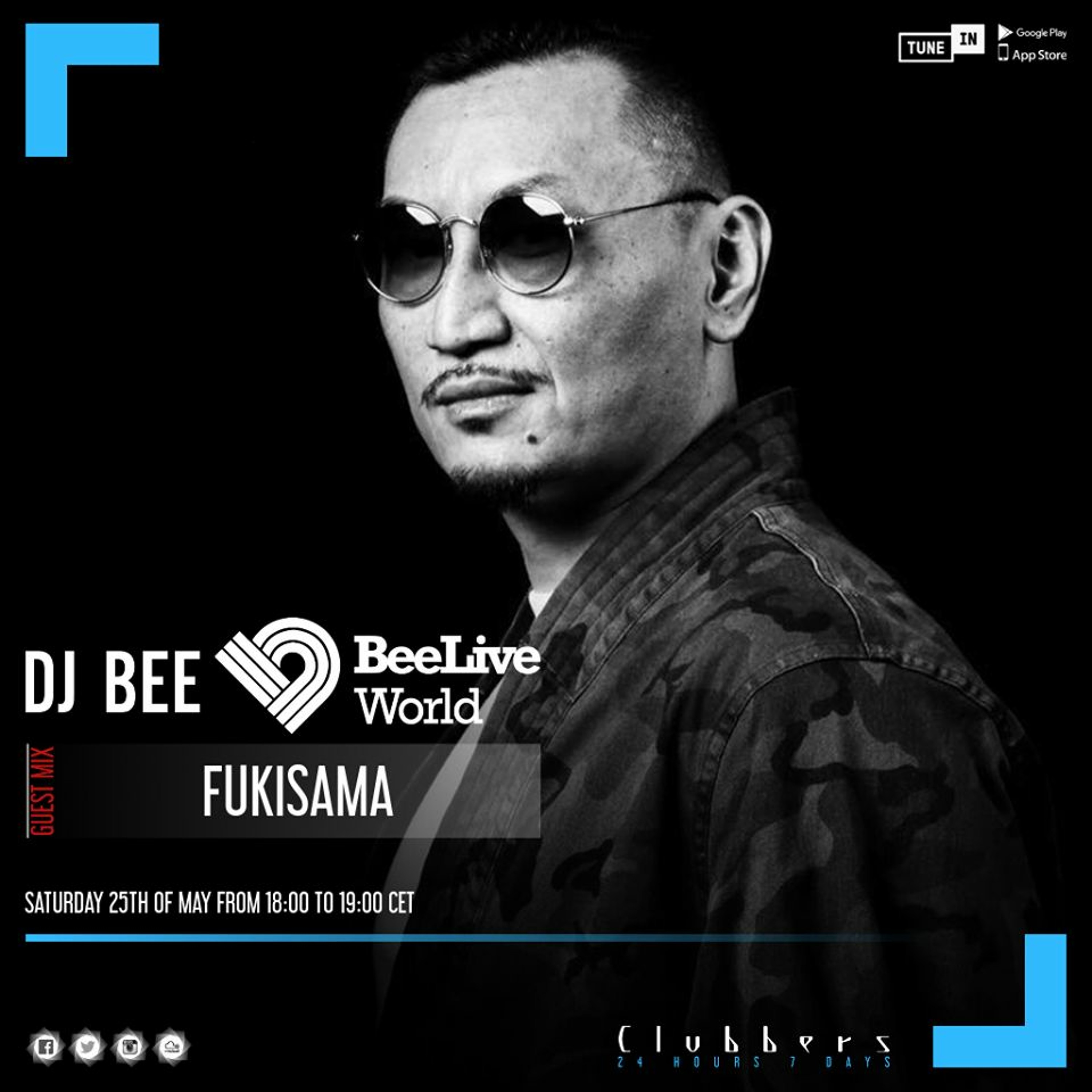 Podcast 364 BeeLiveWorld by DJ Bee 24.05.19 Side B FUKISAMA Guest Mix episode artwork