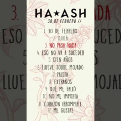 HA-ASH - No Pasa Nada Cover