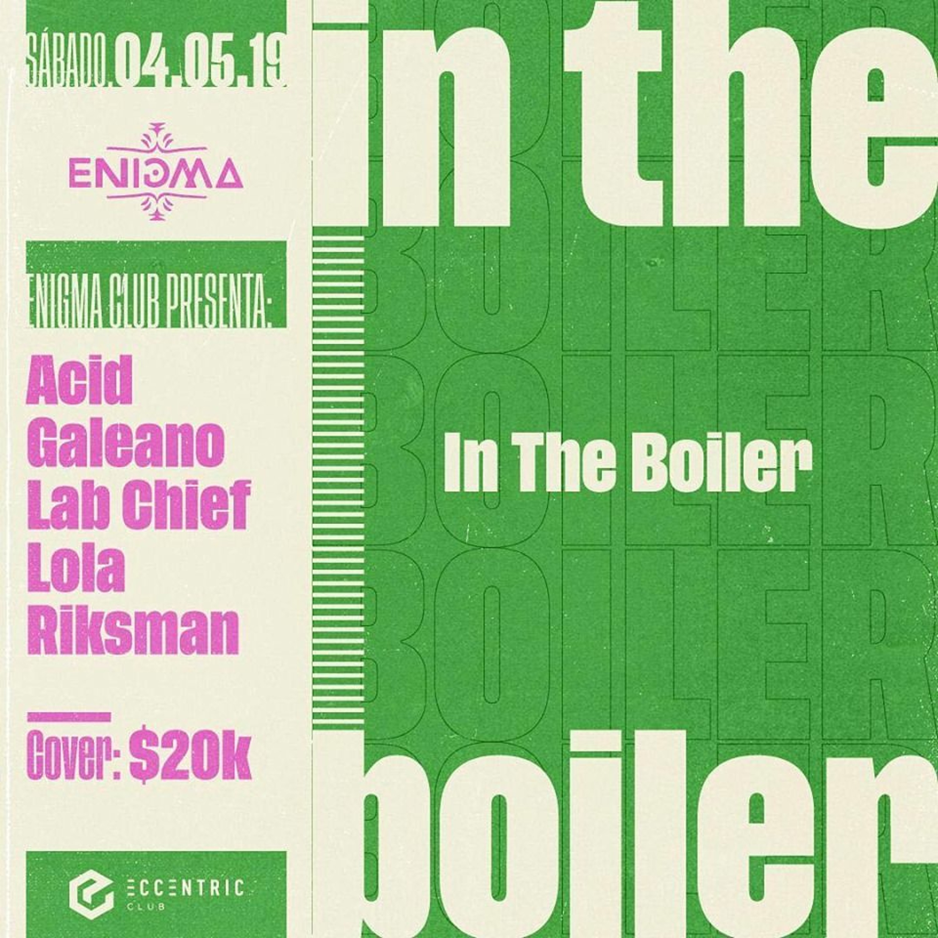 In The Boiler Live Set 04 - 05 - 19 @enigmaclub episode artwork
