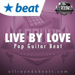 Instrumental - LIVE BY LOVE - (Pop Guitar Beat by Allrounda)