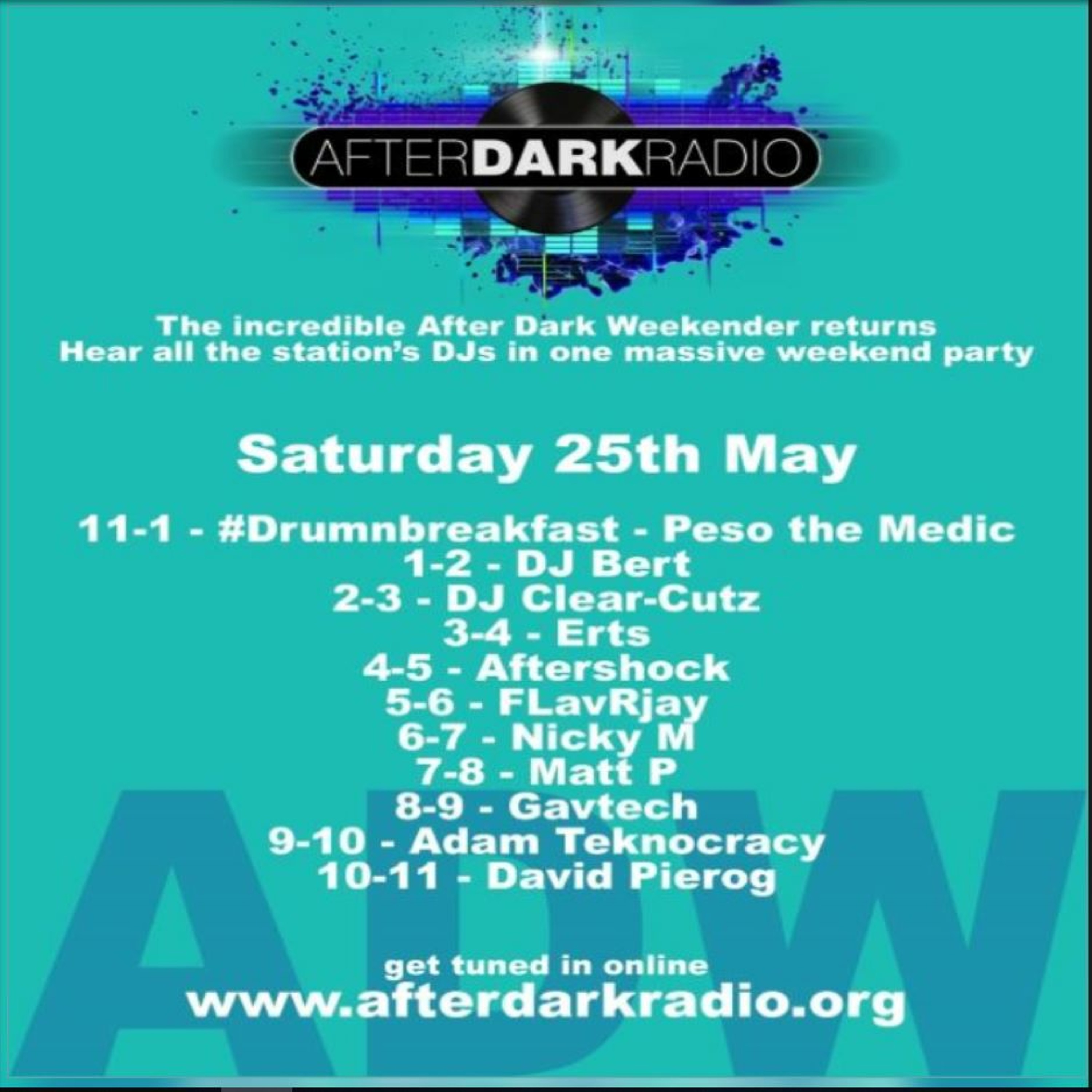 ADR Weekender Return with FLavRjay. Jungle Record Selection. 25th-May-2019 episode artwork