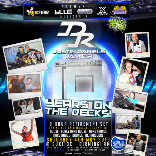 Justin Daniels & Jamie R - 2 Hour Hard Bounce Set @ JDJR 10 YEARS ON THE DECKS RETIREMENT EVENT