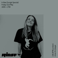 A-Bee - Jungle Vinyl Special - Rinse FM [31st May 2019]