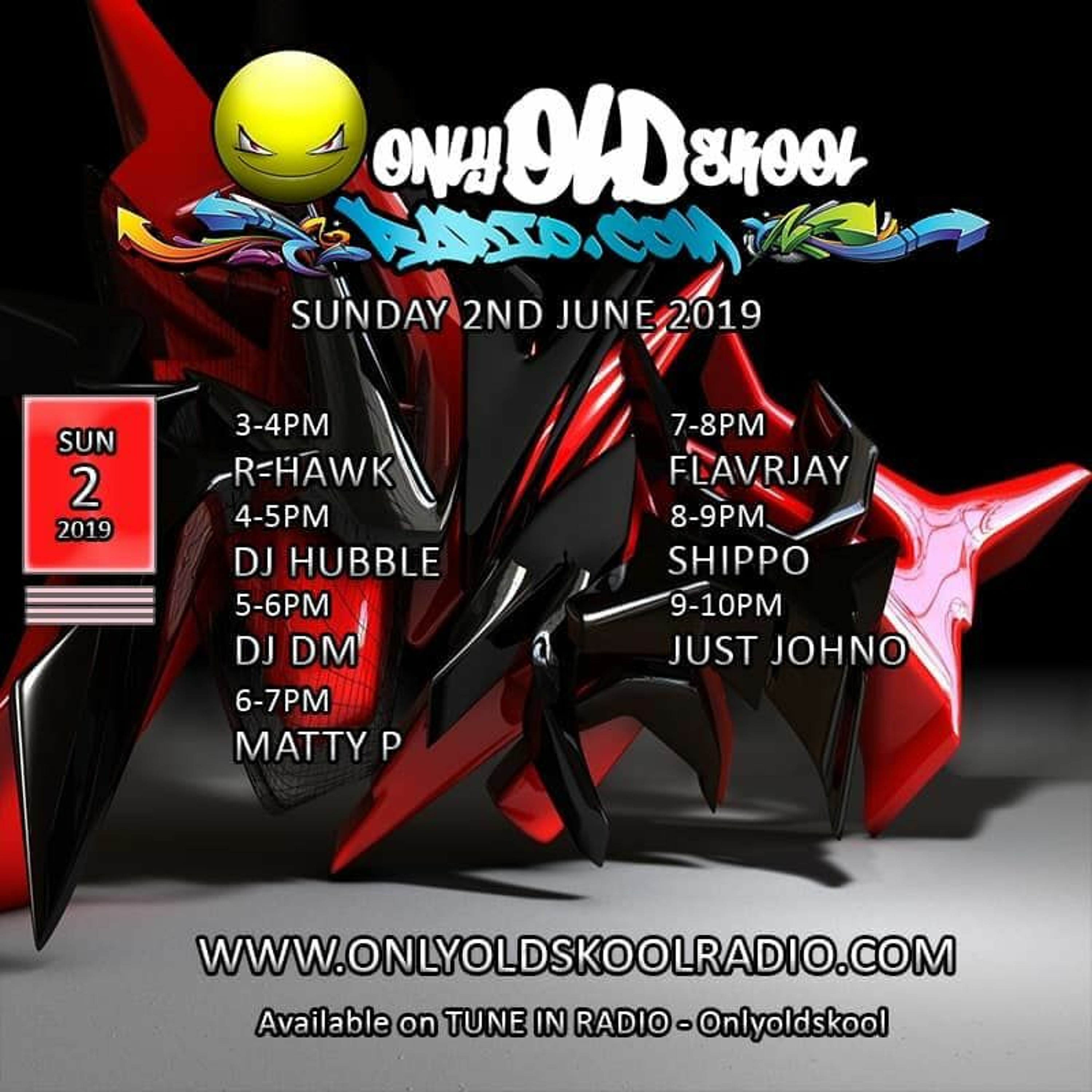 Only Oldskool Radio. Pre 95 Selection with FLavRjay. Jungle. 2-6-19 episode artwork