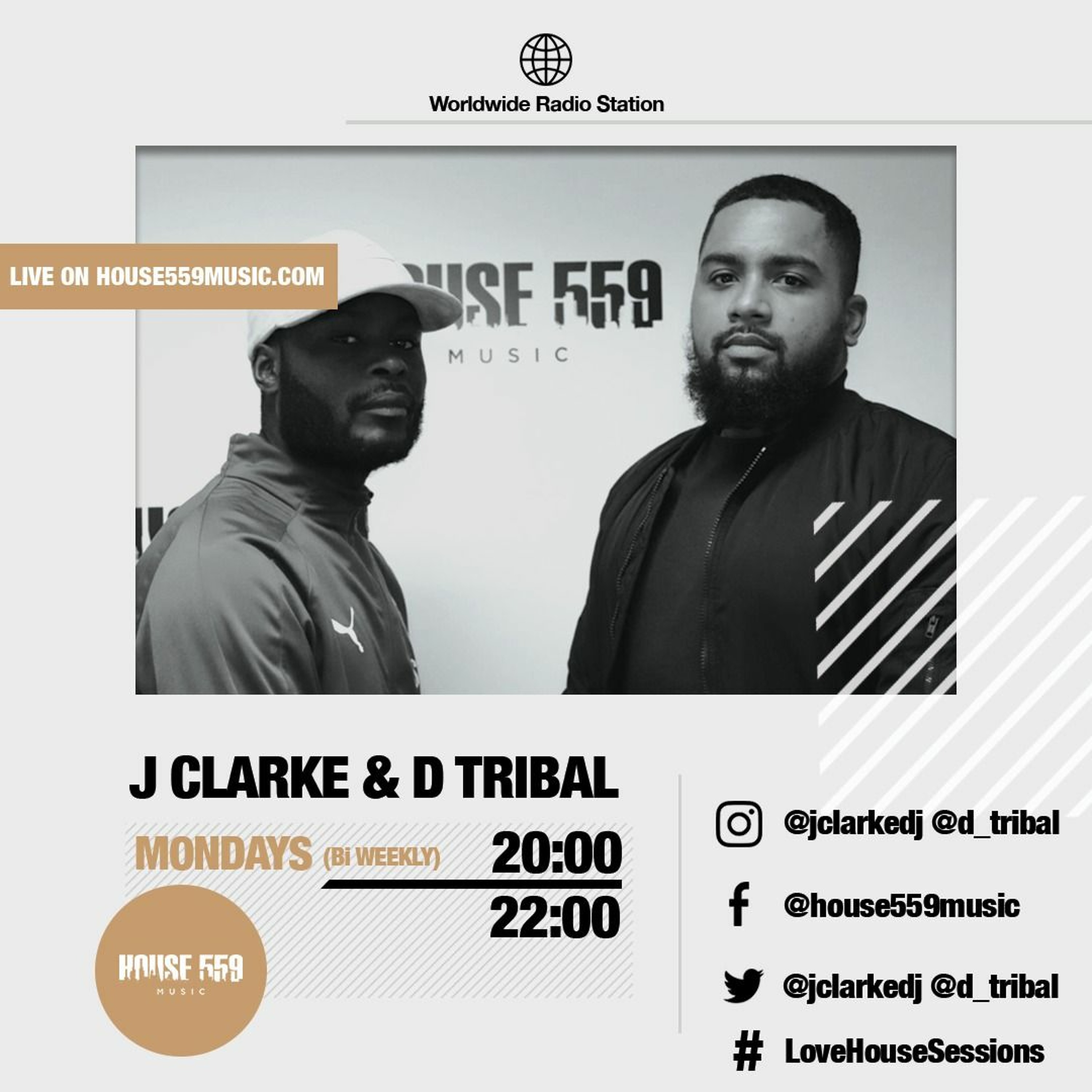 J Clarke & D Tribal - 3/6/2019 episode artwork