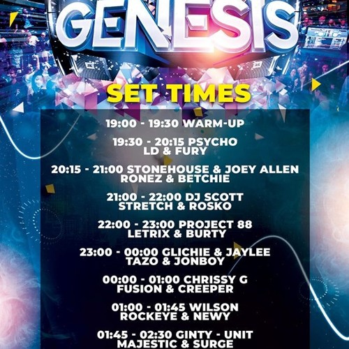 Genesis Promo Joey Allan & Neil G feat Burty JonBoy Ronez Creeper Fusion High Majestic Newy & Fury
