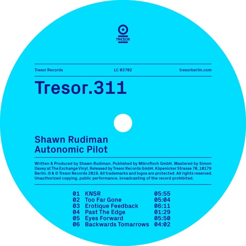 Shawn Rudiman - Too Far Gone (taken from "Autonomic Pilot" - Tresor.311)