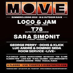 DJ Nib @ Move Summerclosing 25.05.2019 @ Tanzhaus West, Frankfurt