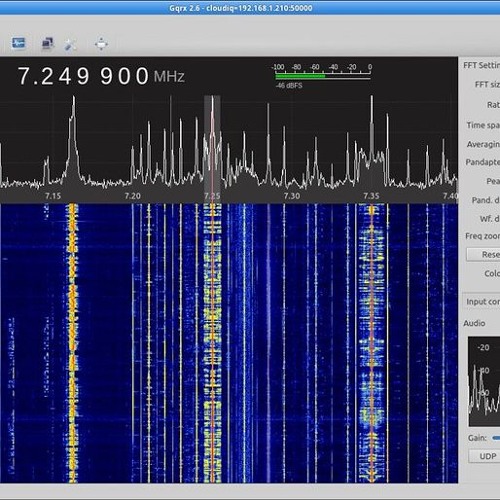 Stream HackRF One + Portapack - > hackrf mode > 40 meter HF 20:30 7.1++mhz  by Roel Adema