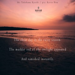 halF cleaR [naviarhaiku283]