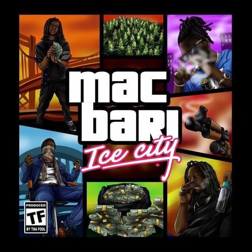 Mac Bari - Draped N Dipped ft. Blue$trip & KvngTae (prd by @ThaFool)