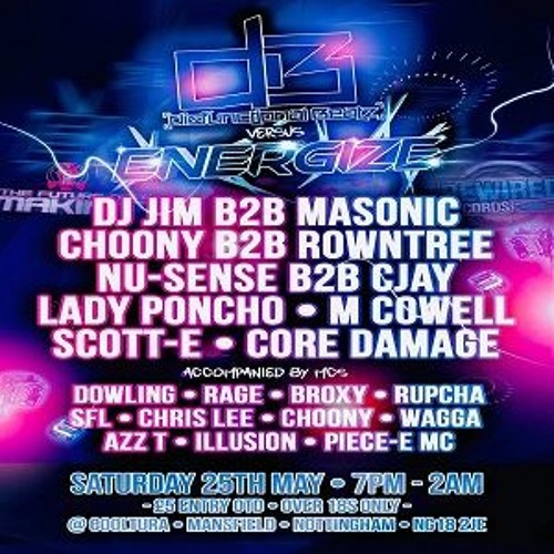 Disfunktional Vs Energize - Masonic B2B DJ Jim_MC Dowling and MC Rage