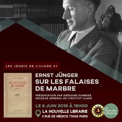 Les jeudis de l'ILIADE #1 : Ernst Jünger