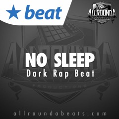 Instrumental - NO SLEEP - (Dark Rap Beat by Allrounda)