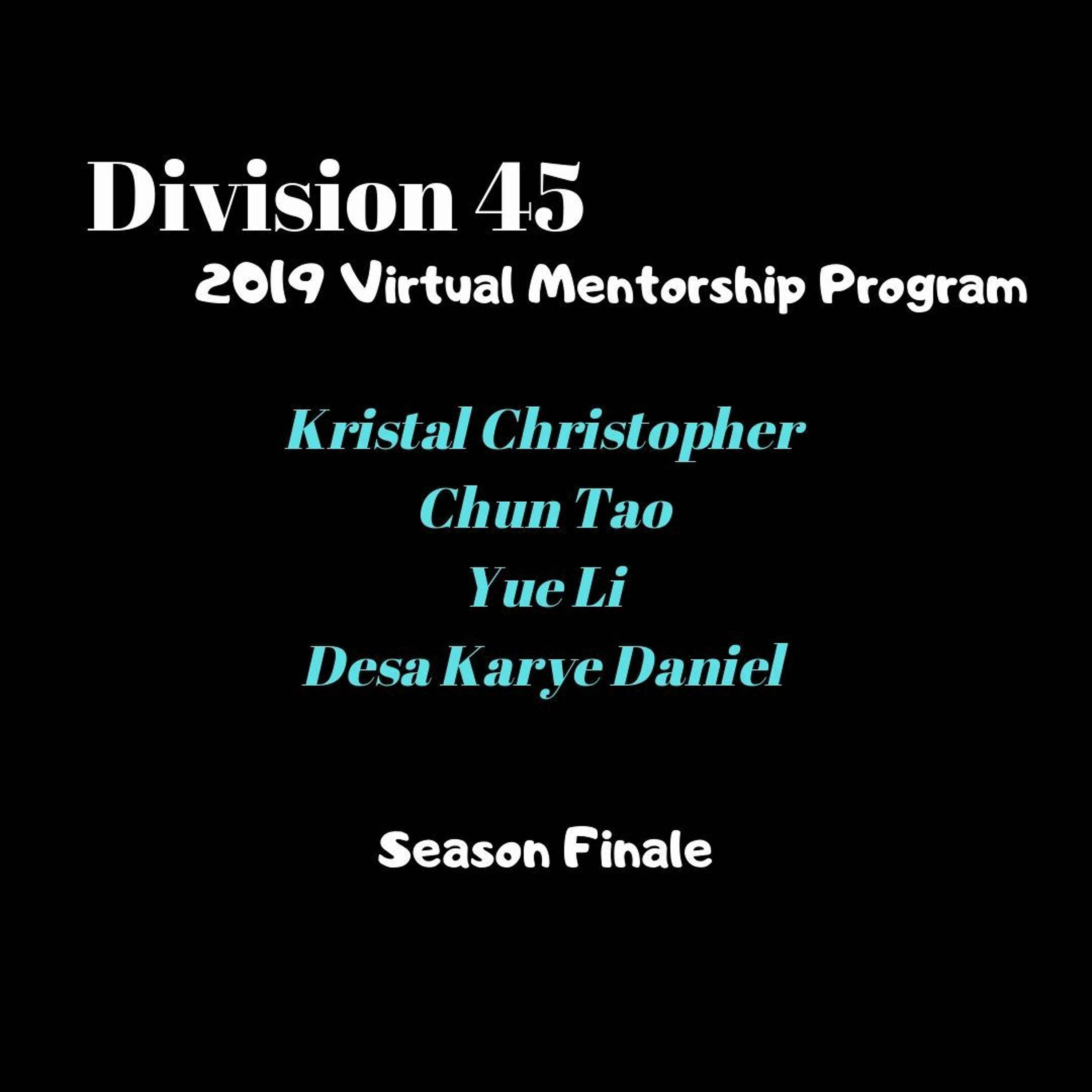 Div45 Virtual Mentorship: Episode Finale episode artwork