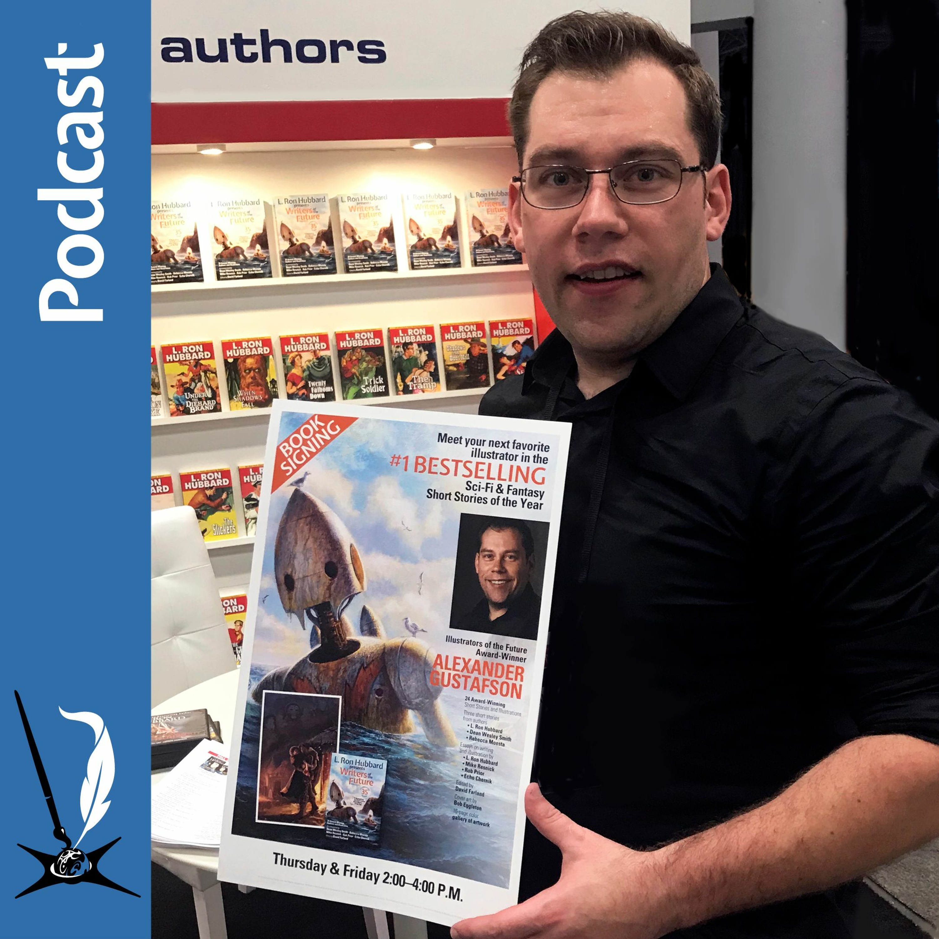 26. Illustrator Alexander Gustafson at Book Expo America: Never Quit. Never give Up! episode artwork