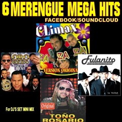 6 MERENQUE MEGA HITS -  MESA QUE MAS APLAUDA MINI MIX MARIO TAZZ