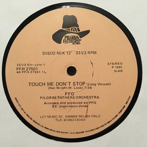 Pilgrim Fathers Orchestra - Touch Me Don't Stop