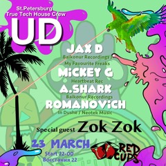 Jax D @ UD party in RedCups, St.Petersburg/Russia (2019)